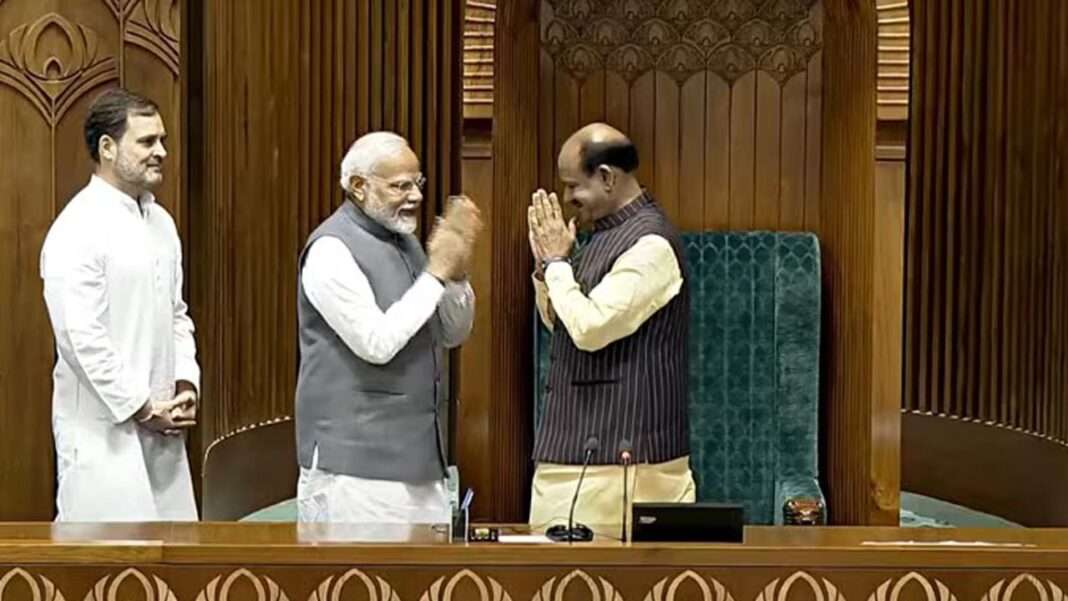 ഓംബിർള തുടർച്ചയായി രണ്ടാം തവണയും സ്പീക്കർ ഓംബിർള തുടർച്ചയായി രണ്ടാം തവണയും സ്പീക്കർ