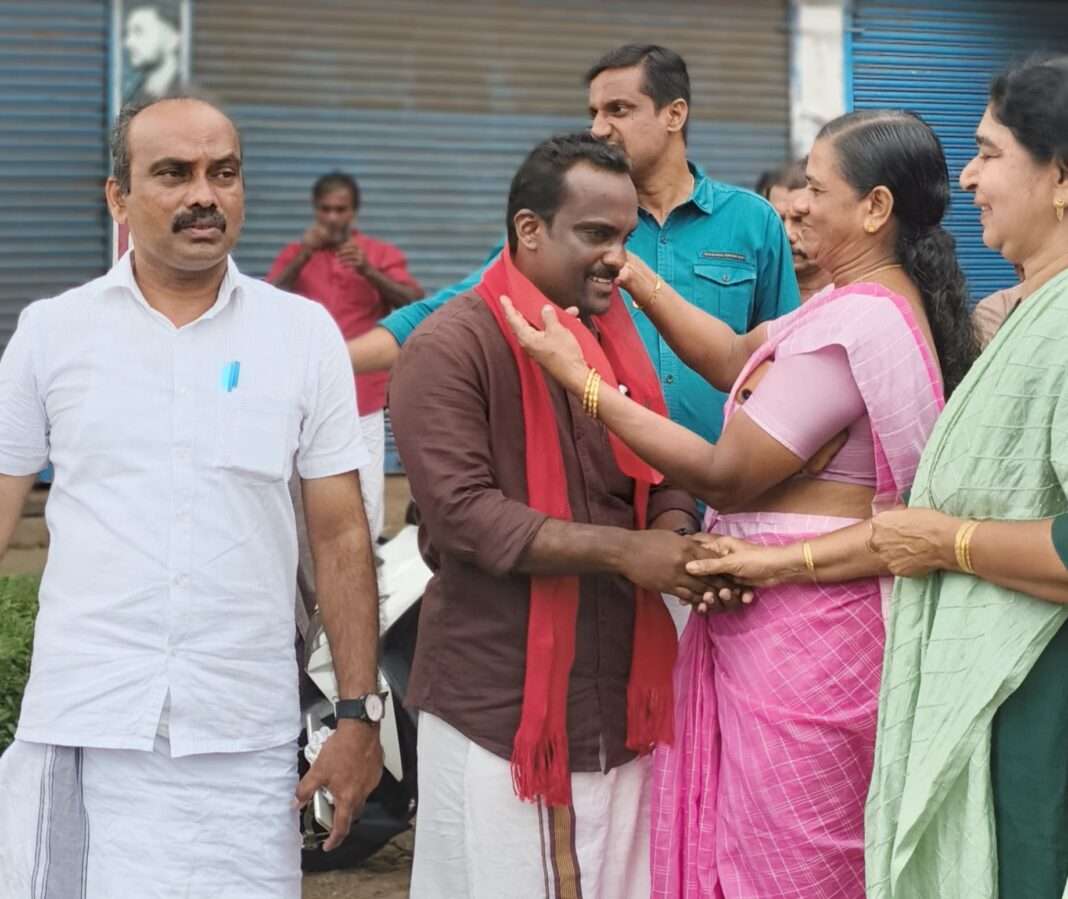 കെ.കെ.ശ്രീകാന്തിന് മാറാടിയിൽ ഉജ്ജ്വല സ്വീകരണം sreekanth